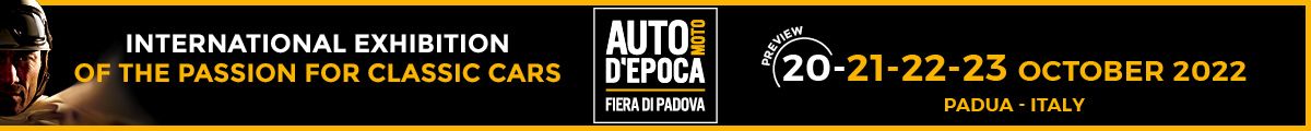 AUTO E MOTO D'EPOCA 20-23 OCTOBER 2022