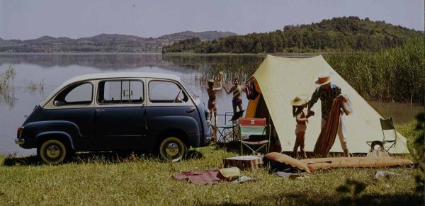 La Fiat 600 Multipla, progettata da Dante Giacosa 