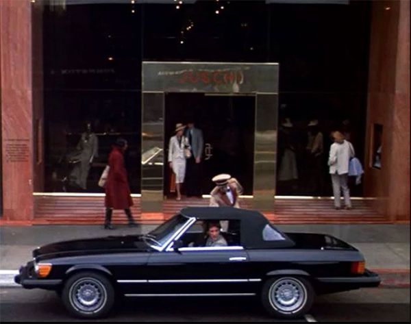 Auto & Moda: Richard Gere su Mercedes Benz 450 SL