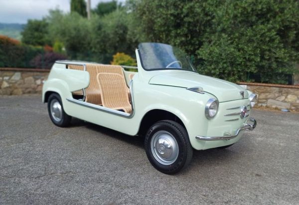 Fiat 600 Jolly Ghia, una rarità assoluta da vip, sarà presentata nello stand OldCar24 a Milano Autoclassica 2025