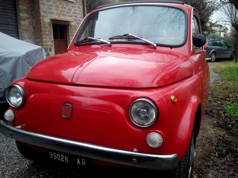 OldCar24 FIAT 500 l rossa bella da vedersi epoca d'epoca in vendita OldCar24