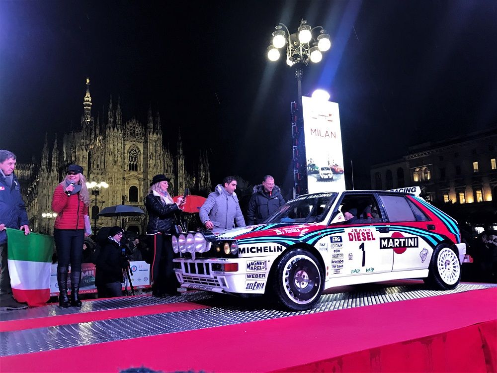 Bufera di neve al Rally di Monte-Carlo historique 2019