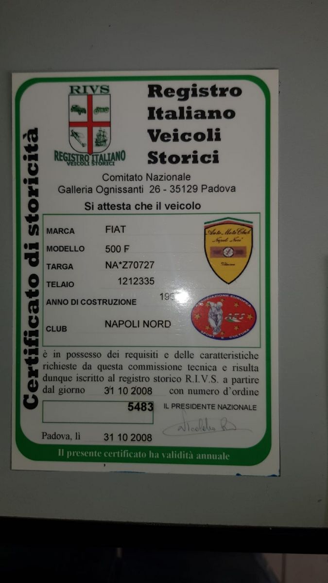 FIAT 500 500 1966 