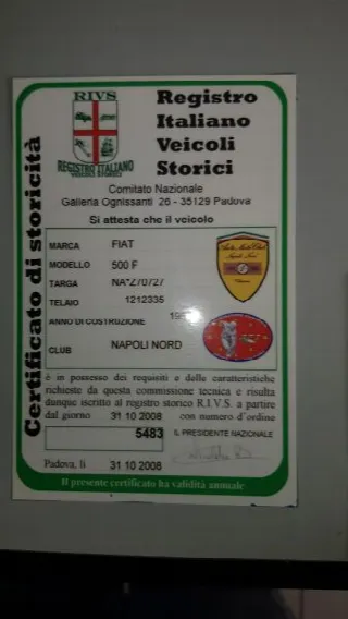 Foto 1 di 5: FIAT 500 500 1966 