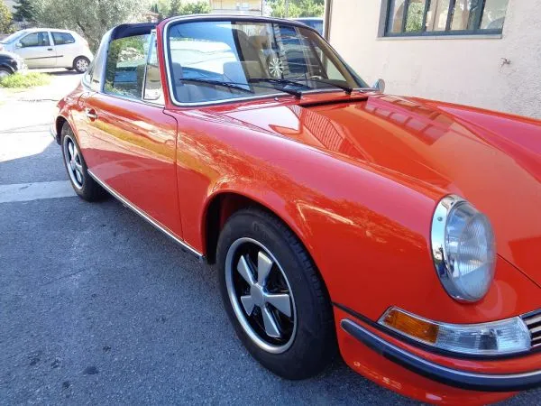 OldCar24 presente ad Auto e Moto d'Epoca 2021, tra le vetture esposte una PORSCHE 911 2.4 S TARGA 1972 restaurata da Andrea Cappellini