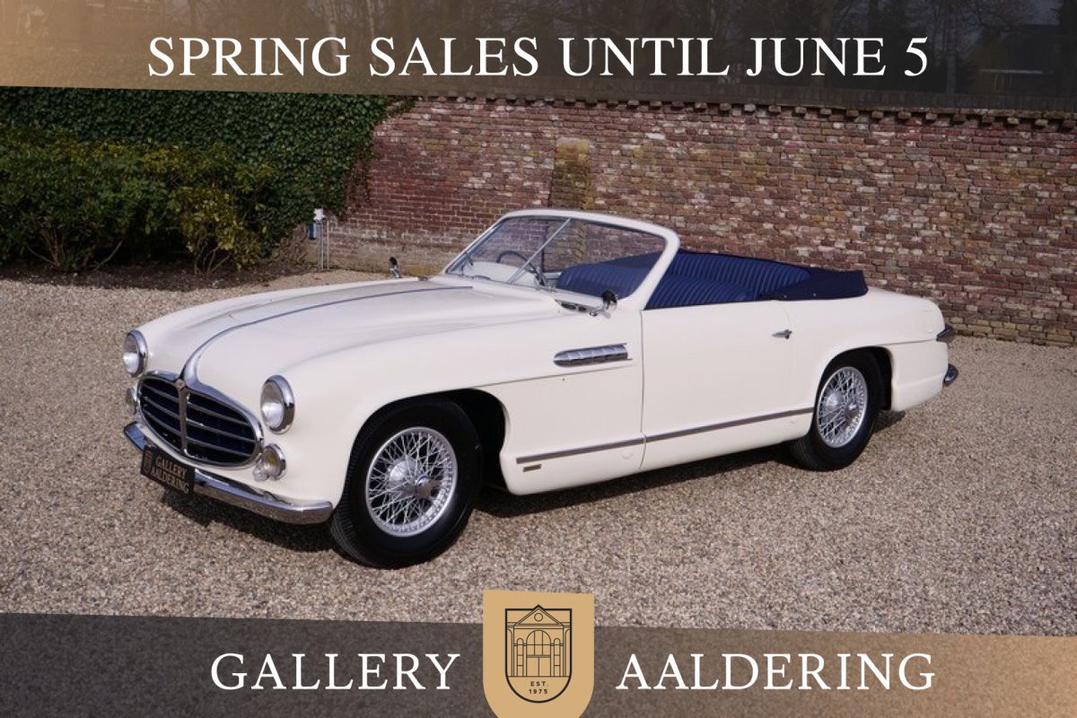 delahaye 235 Convertible by Antem The 1952 Paris Motor Show car, Unique one-off cabriolet by Antem, "Matching Numbers", Long term-ownership of the Charbonneaux-Family, Well-documented history with a