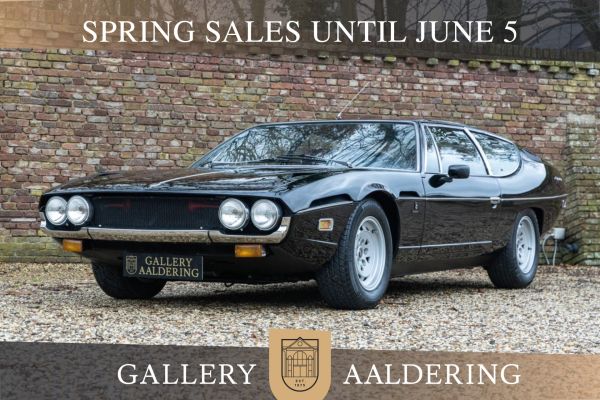 Lamborghini Espada series 2 "Matching Numbers" Presented in "Nero Cangiante over Bordeaux Senape leather interior", A 'matching numbers' Espada, Offered with an Olivier Nameche Report “Lamborghini