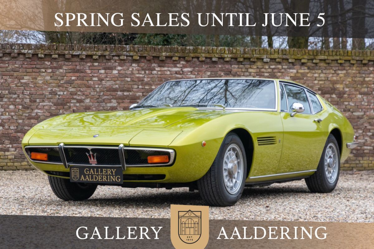 Maserati Ghibli 4.7 "Verde Gemma" ONE OF THE BEST! Only 14.022 miles from new, Stunningly original condition, Delivered when new in "Verde Gemma" exterior color, American-Swiss history, Desirable fa