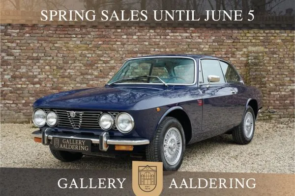 Alfa Romeo GTV 2000 Bertone "Blu Ollandese over Naturale" Finished in its original color combination of Blu Ollandese over beautiful Naturale, Stunning condition throughout, Mechanically and cosmeti