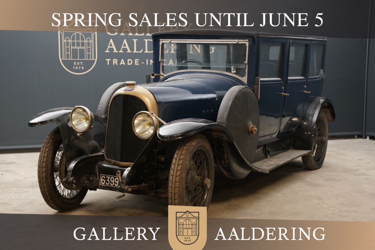 Avions Voisin C1 Limousine "Iconic Art Deco style" Assessed by a specialist at the time as an older restoration - yet partially exceptionally original and in good condition,Set aside (operational) y
