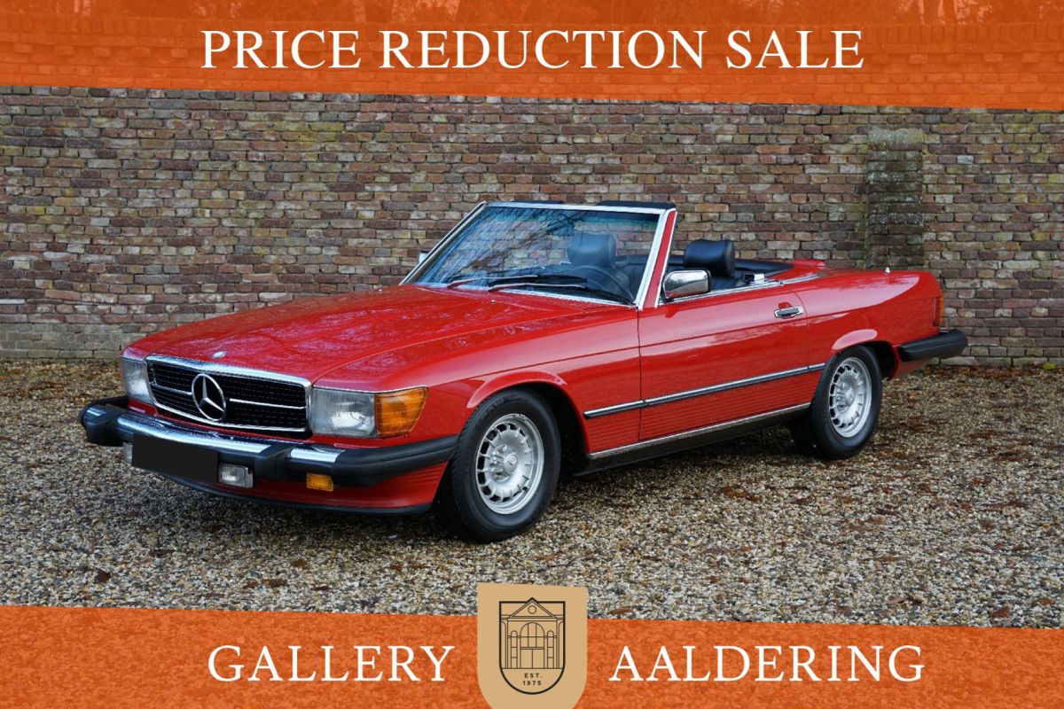 Mercedes-Benz SL-Klasse SL500 "Signal Red like Bobby Ewing's Car" Very well maintained car and appropriately cared for, Ordered from the factory with the rear seat, Directly from Stuttgart to the US