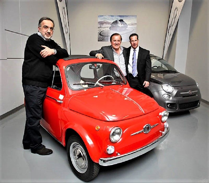 Fiat 500: un'automobile con due padri, Dante Giacosa e Sergio Marchionne
