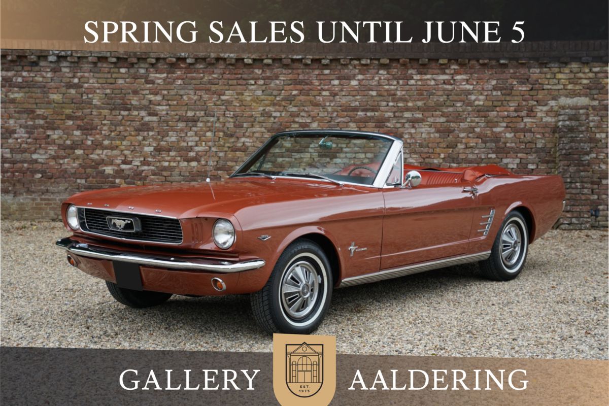 Ford Mustang 289 Convertible Deluxe Emberglo "One owner from new" One owner for nearly 60 years—Miss Alves of Taunton - Massachusetts, In a highly original and unrestored condition, Original two-t