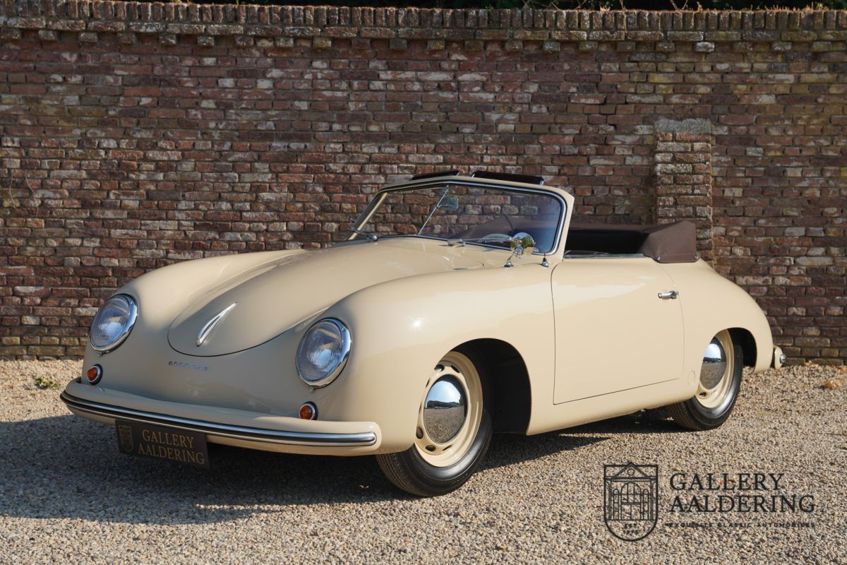 Porsche 356 Pre-A 1500 Convertible Reutter High quality restored example by Serge Heitz in France, 1200 km since restoration, "Matching numbers" example - confirmed with Porsche certificate, Special
