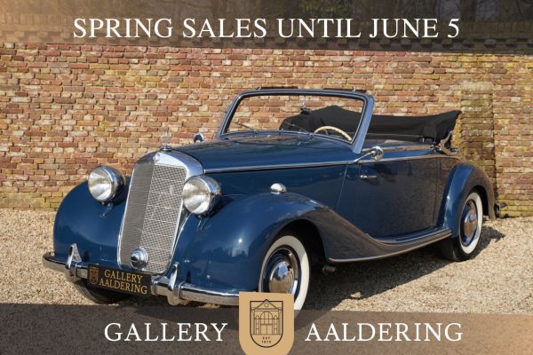 Mercedes-Benz 170 s Convertible-A Professionally restored by specialist Bart Holland, Beautiful and comprehensive restoration from the 90s, One owner for last 3 decades, Rare and exclusive soft-top 