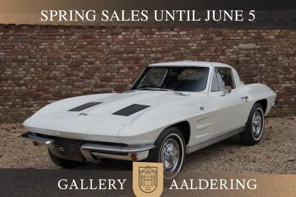 Chevrolet Corvette C2 Sting Ray Split Window Rare one-year-only 'Split Window' Coupé, Restored condition, Original factory colors: Ermine White with black leatherette, 4-Speed Manual Transmission-e
