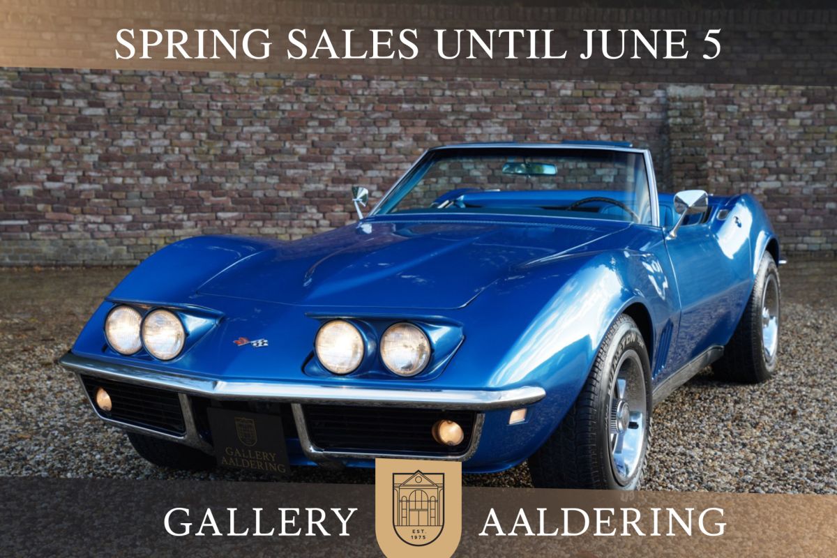 Chevrolet Corvette C3 Convertible 327 Restored condition, Since 2007 in Europe, Finished in "LeMans Blue over Medium Blue" vinyl - Colourscheme, An absolute pleasure to drive, 1968 CORVETTE: THE TRU
