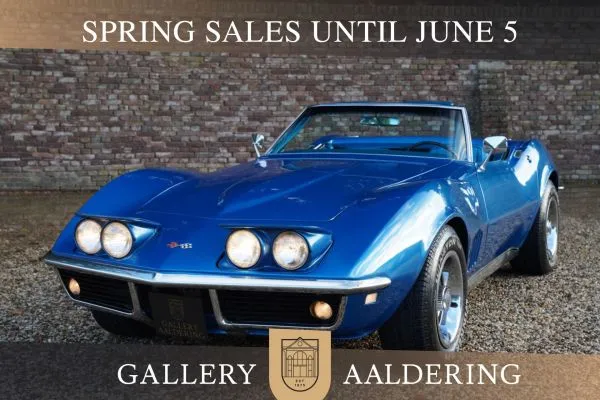 Chevrolet Corvette C3 Convertible 327 Restored condition, Since 2007 in Europe, Finished in "LeMans Blue over Medium Blue" vinyl - Colourscheme, An absolute pleasure to drive, 1968 CORVETTE: THE TRU