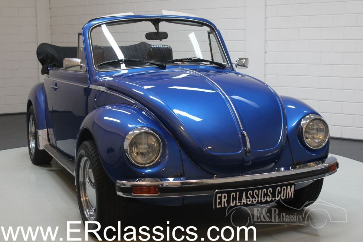 Volkswagen Beetle 1303 Cabriolet 1975 Blue metallic :15354