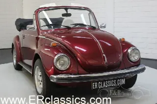 Foto 1 di 8: Volkswagen Beetle 1300 Cabriolet 1973 Burgundy red metallic:15306 