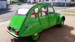 Foto 2 di 5: CITROEN 2 CV 6 Club Bambus Grün Top Zustand   