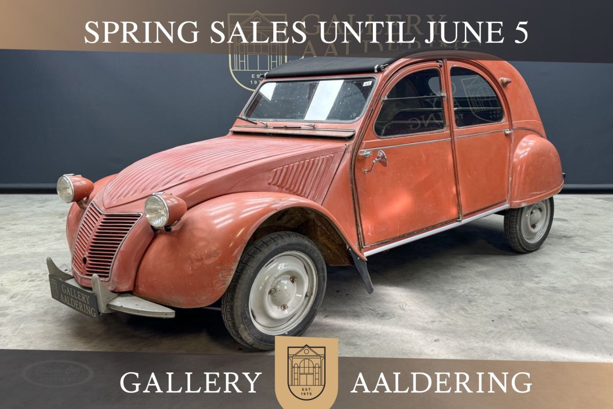 Citroën 2CV AZ Trade-in-car Found in a barn and technically brought back to life, In its original condition and certainly never been restored, In the color "Rouge Bolèro", Meanwhile provided with 