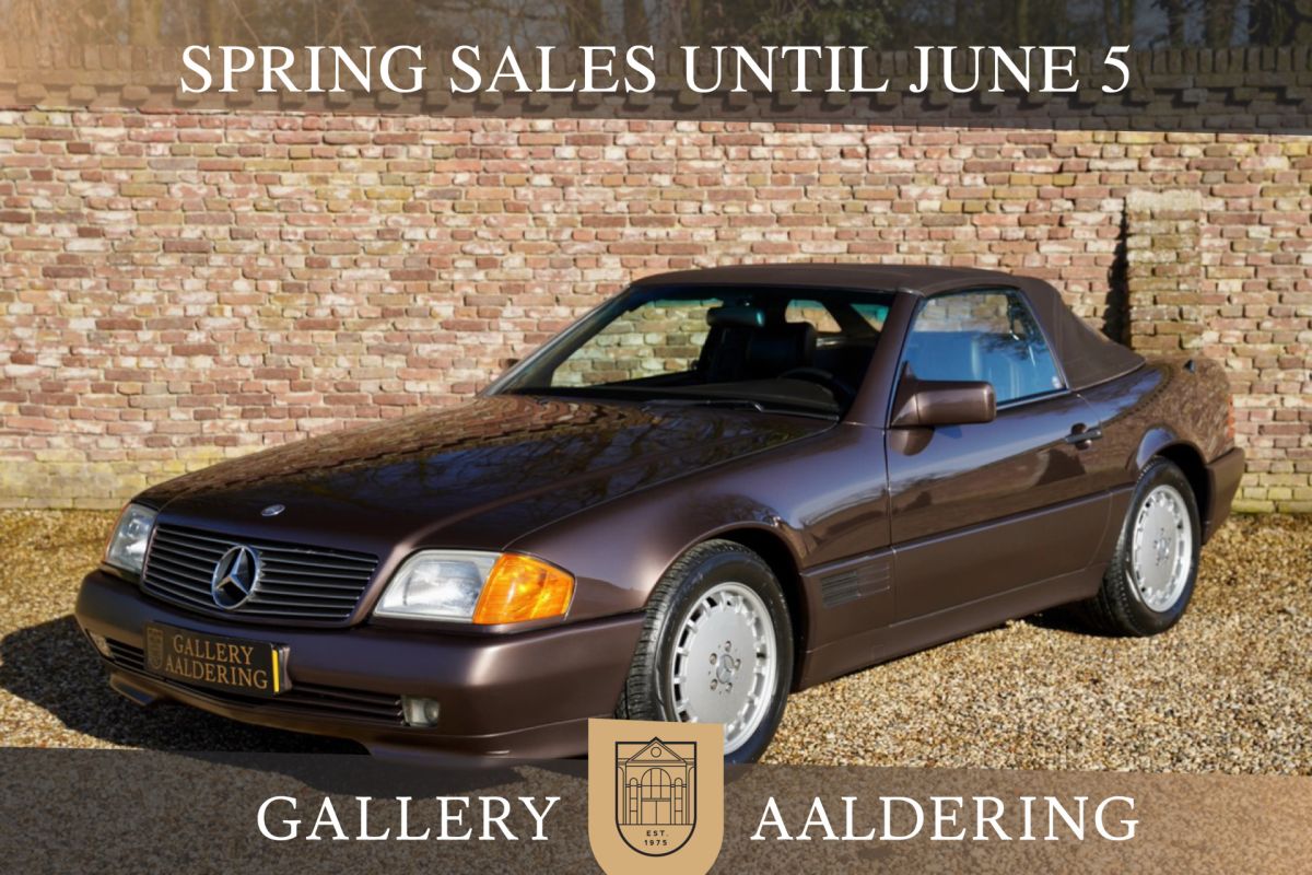 Mercedes-Benz 300-serie 300 SL "Brown over brown" Elegant "Nutria Brown over Brazil" all-leather — Timeless and sophisticated, Beautifully preserved and reconditioned for an immaculate presentatio
