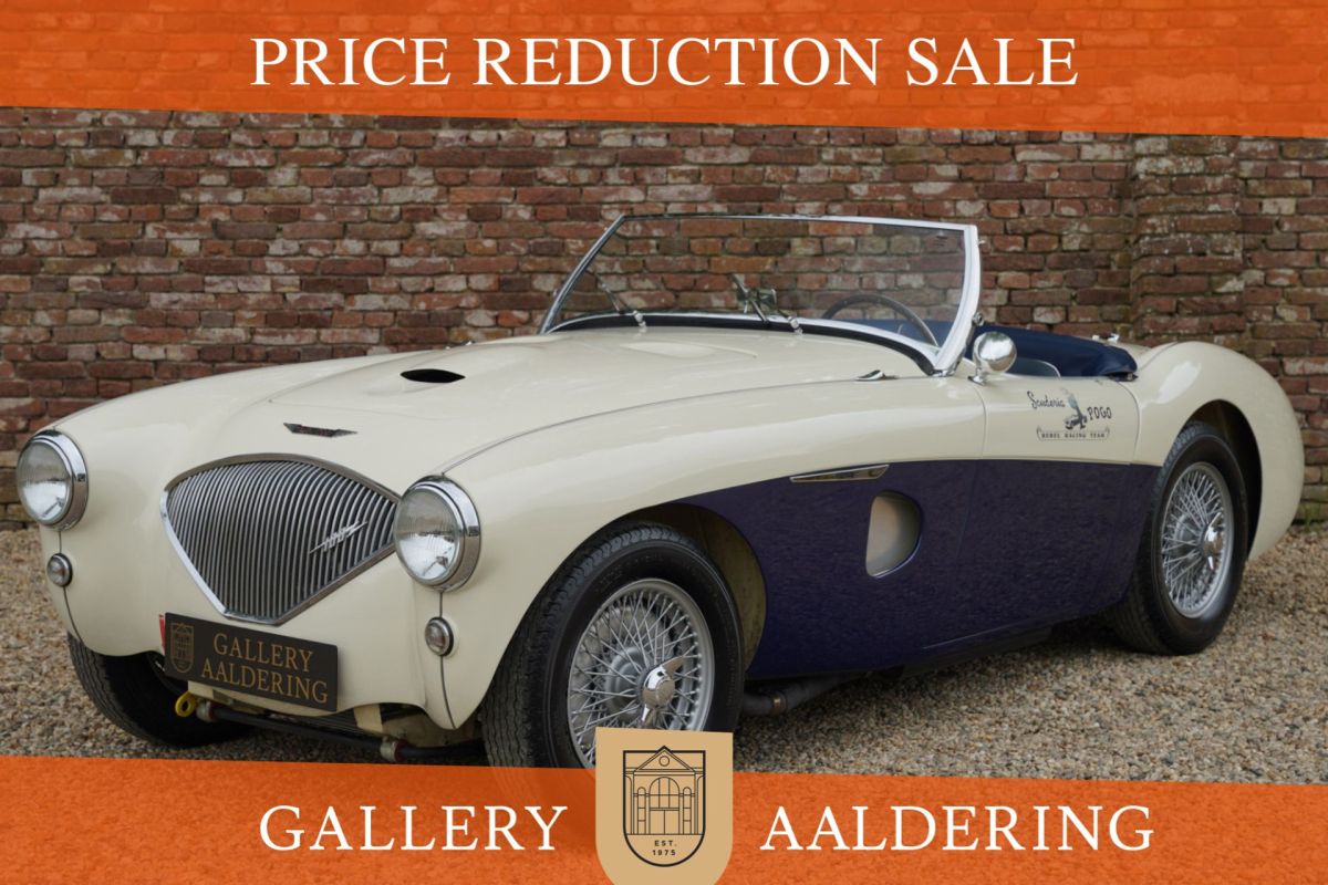 Austin Healey 100/4 "SCCA-racer '53-'64" Oldest Healey race car in the world believed by international AH connoisseurs, Fully sourced history by Jeff Knudsen and others, "Lost and found" - Barn-disc