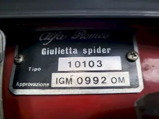 Foto 48 di 61: ALFA ROMEO Giulietta Spider 