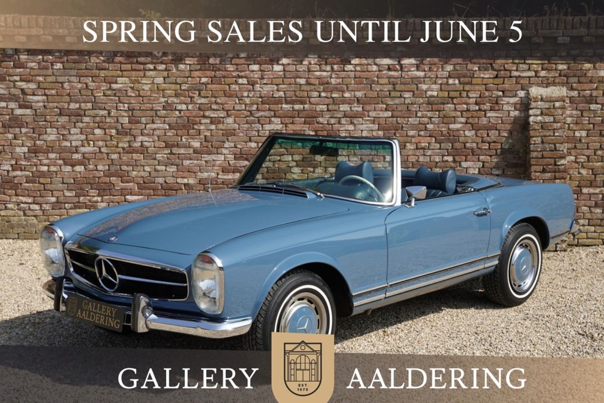 Mercedes-Benz 280 SL Pagode "with manual gearbox" In well-preserved condition - Only refinished once in The Netherlands 25 years ago, Equipped with rare and desirable four-speed manual gearbox, Live