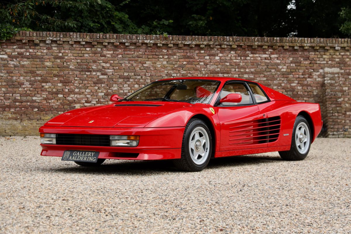 Ferrari Testarossa Monodado "29.621 kms" Newly delivered in Germany and exported to Switzerland, A part of a Swiss collection from 1988 to 2024, Fully serviced during time in collection, Executed in
