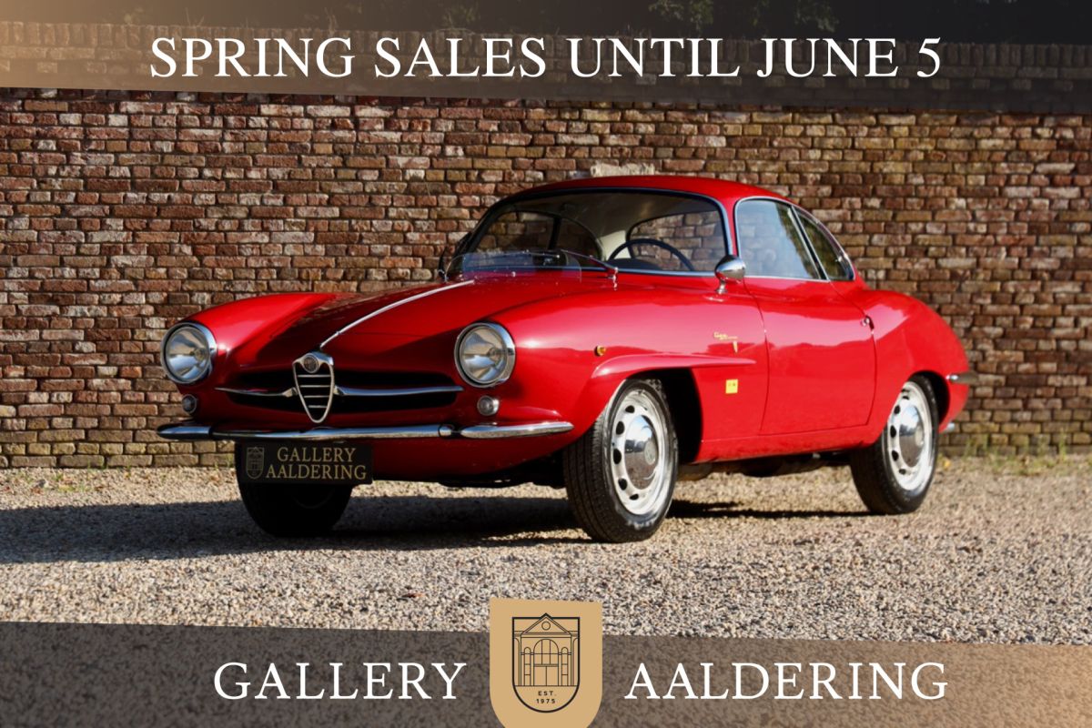 Alfa Romeo Giulietta Sprint Speciale In a largely original condition - a true driver's car, Delivered new in 1961 to Rome and long time family owned in Palermo till 2015, Since 1961 in "Alfa Rosso",
