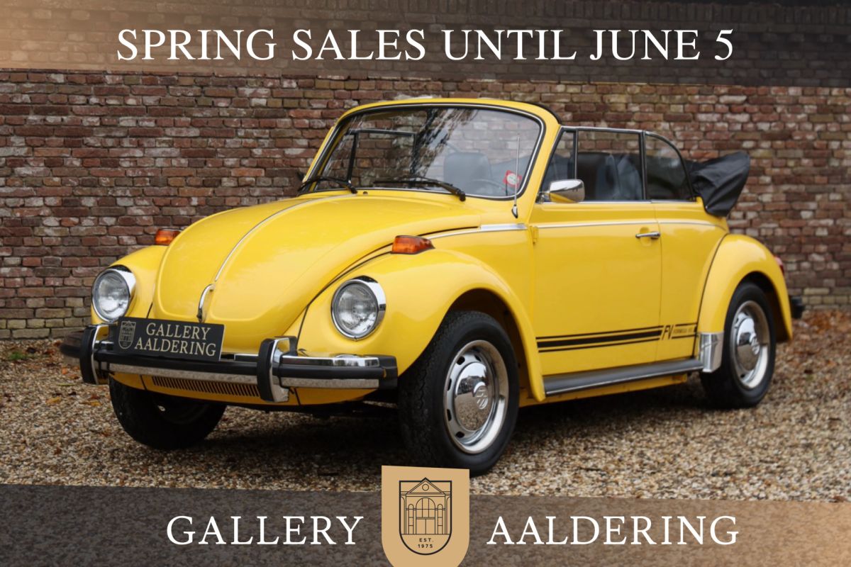 Volkswagen Beetle 1303 Convertible Formula Vee "4.410 mls" ORIGINAL! First paint! An exceptional and well-preserved Beetle Convertible in "new condition", First coat of paint applied after measureme