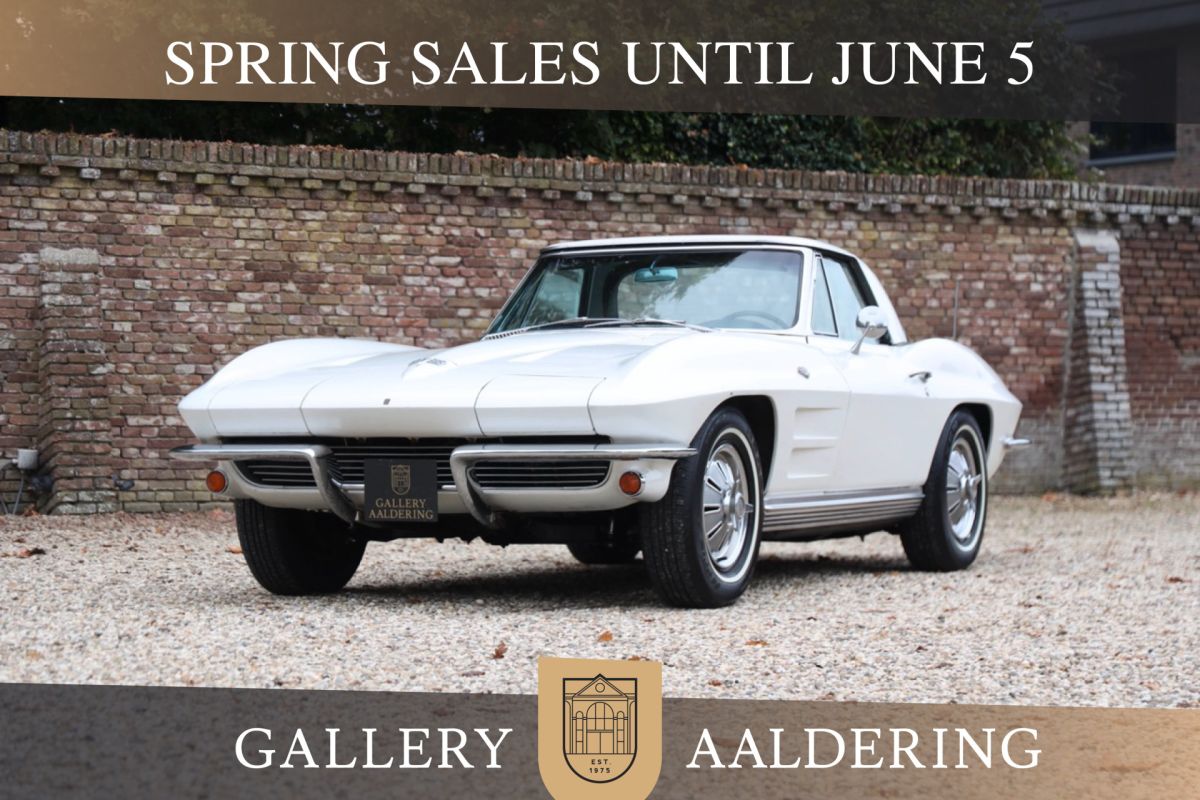 Chevrolet Corvette C2 Sting Ray Convertible "First paint - Highly original" 61 years under the glorious California sun living surroundings, The originality is underpinned by the history file (invoic