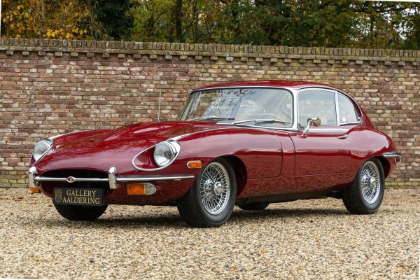 Jaguar E-Type 4.2 Litre 2+2 Coupe Series 2 "Regency Red - Automatic" European “Nut and Bolt” restoration from 2013 till 2016 - documented with photos, The basis was a period-correct “Black pla