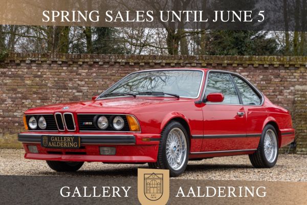 BMW M6 "Finest E24 series" Completely renovated last year - down to the last detail, Largely in the first and original paintwork, Less than 1.800 US-market examples produced between 1987 and 1989, P