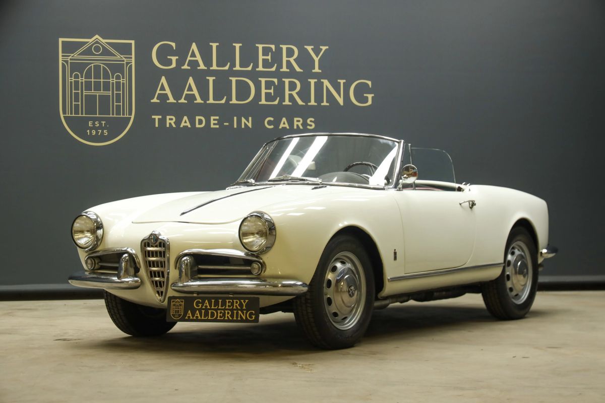 Alfa Romeo Giulietta Spider by Pinin Farina "A driver’s car par excellence" This is a Giulietta for the driver - not for the perfectionist, Finished in Biancospino over red interior with black pip
