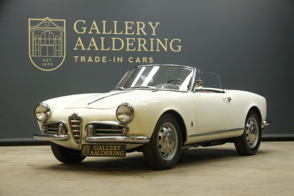 Alfa Romeo Giulietta Spider by Pinin Farina "A driver’s car par excellence" This is a Giulietta for the driver - not for the perfectionist, Finished in Biancospino over red interior with black pip