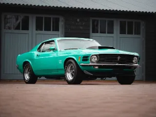 Foto 1 di 10: FORD Mustang Boss 429 Grabber Green