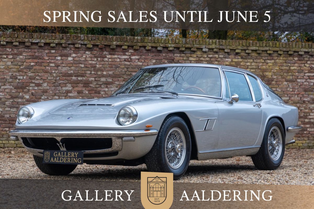 Maserati Mistral 4000 "Maserati Classiche certified" Thoughtfully restored, Maserati Classiche certified, A "matching numbers & colors" Mistral, European version, The most desirable 4 liter straight