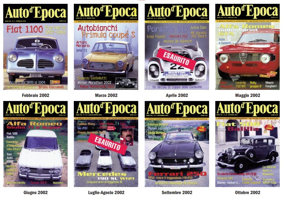 Tutti gli arretrati di Auto d'Epoca 2001-2023: un'offerta da non perdere per completare la collezione