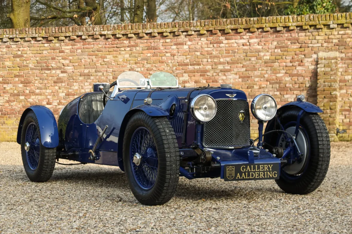 Aston Martin Le Mans 1933 "Faithful replica of the legendary LM10" Built/restored by experts as a tribute to Aston's LM years in the 1930s, Since the 1980s successfully campaigned on legendary Engli