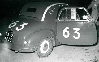 Foto 4 di 12: FIAT Topolino C - ex-Mille Miglia & Giro della Sicilia 1952 