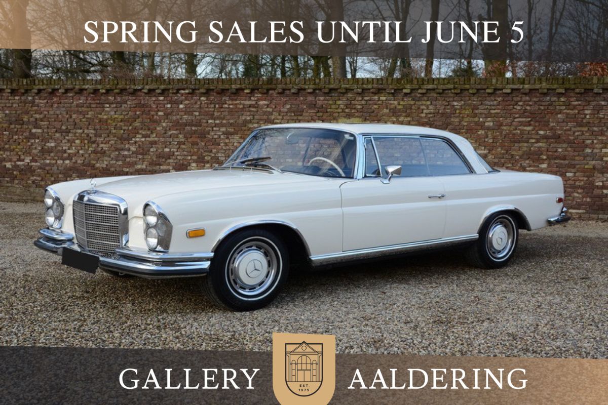 Mercedes-Benz 200-serie 280 SE 3.5 Coupe (W111-026) The top variant for the W111 Coupe, Rare Floorshift manual-gearbox, Factory sunroof-one of only 122 made! Presented in DB050 "Weiss" over darkblue