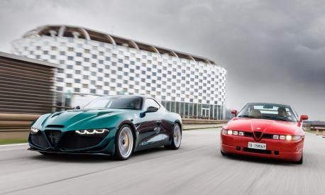 Alfa Romeo Giulia SWB Zagato, design ispirato ai modelli storici SZ - RZ 