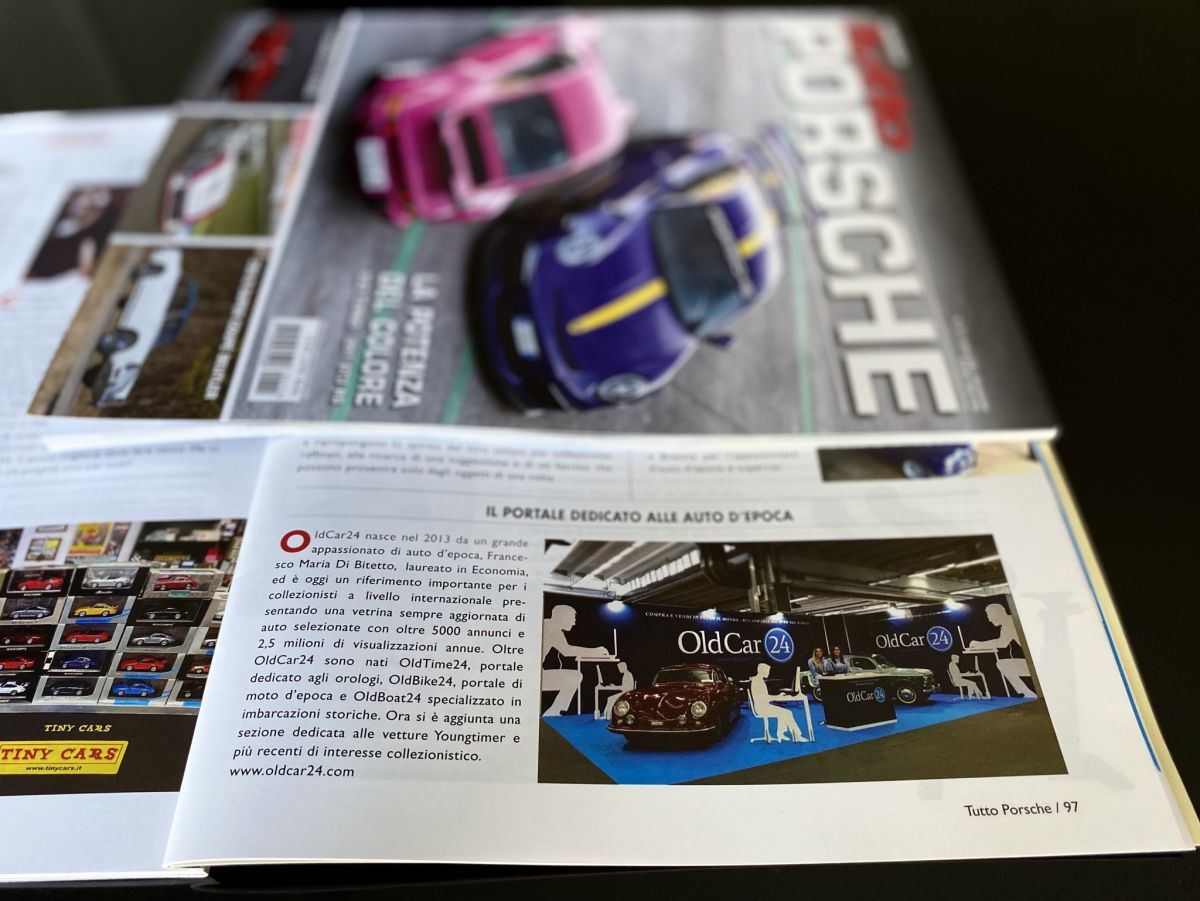 OldCar24 sul magazine "Tutto Porsche"
