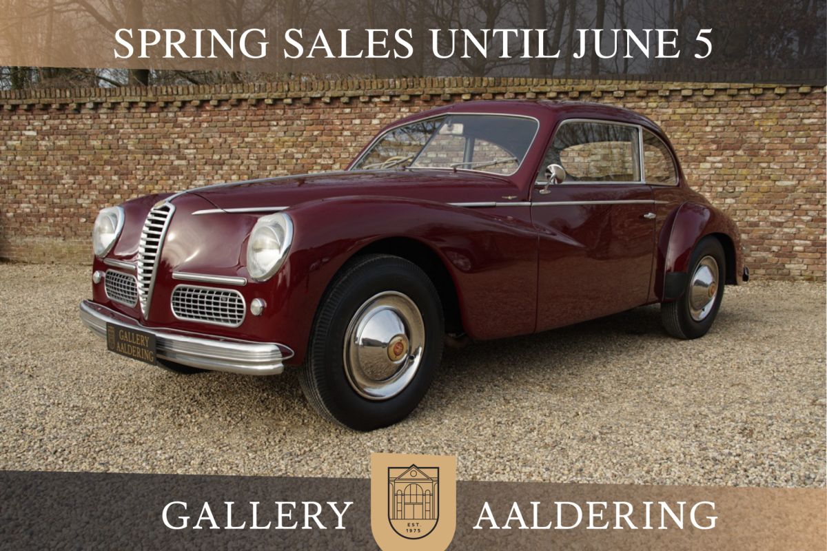 Alfa Romeo 6C 2500 Sport Berlina GT Painstakingly maintained by an Swiss connoisseur, One of the very last 6C 2500 from 'the production line', Original SS engine with three single-choke Weber carbur