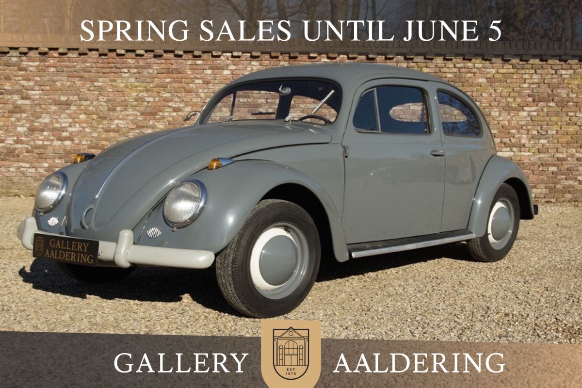 Volkswagen Beetle Standard Oval 1200 Rare and desirable ‘Oval-Window’ Beetle, Presents in restored and overhauled condition, Matching numbers and matching colours, Letter from Stiftung AutoMuseu