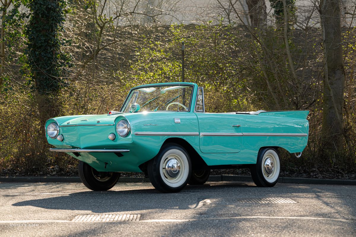 AMPHICAR 770 Rare original factory color combination, Fjord Green examples are generally considered among the rarer survivors