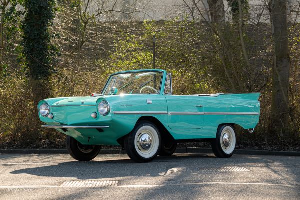AMPHICAR 770 Rare original factory color combination, Fjord Green examples are generally considered among the rarer survivors
